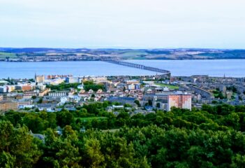 View from the Law Hill, Dundee. Searching for the right location for your new home.