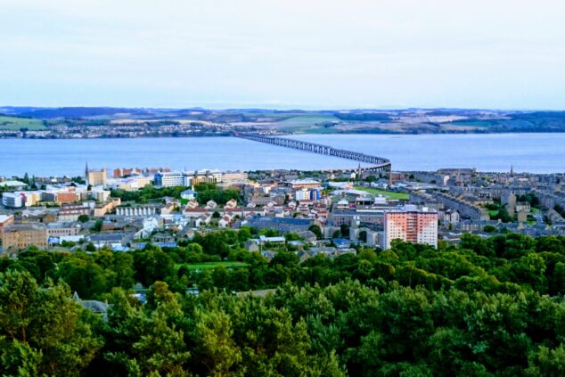 View from the Law Hill, Dundee. Searching for the right location for your new home.