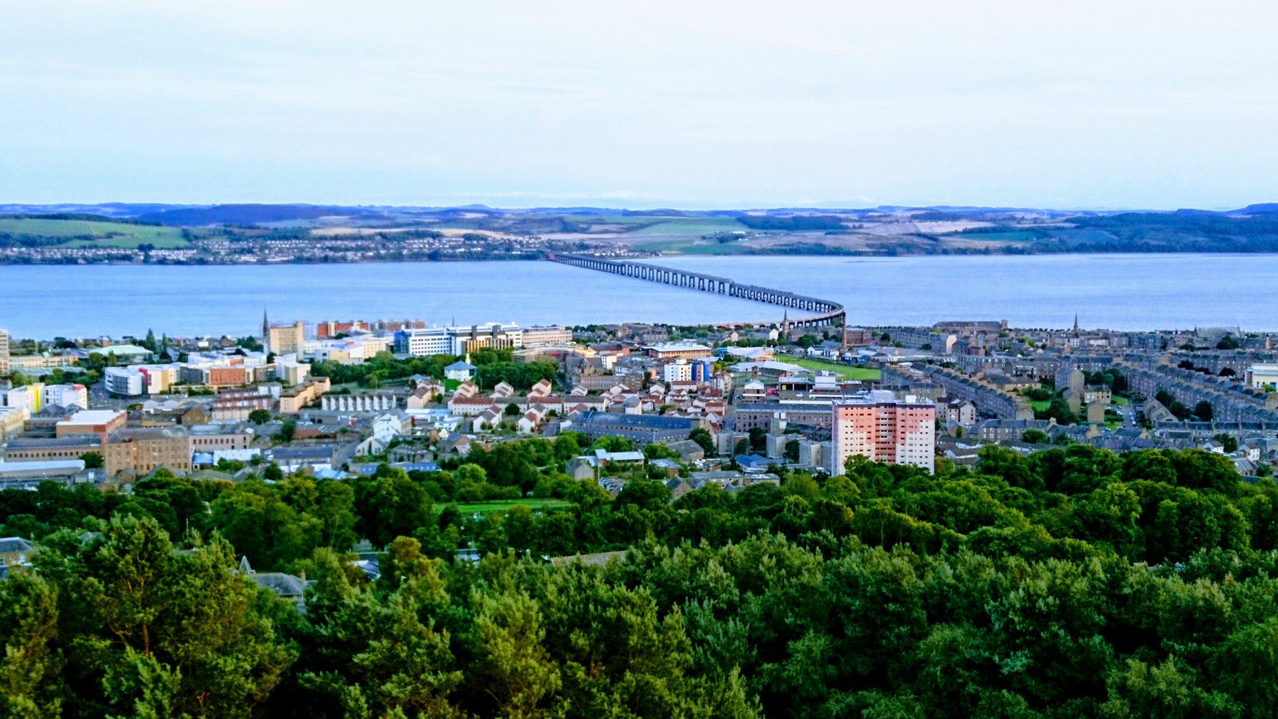 View from the Law Hill, Dundee. Searching for the right location for your new home.